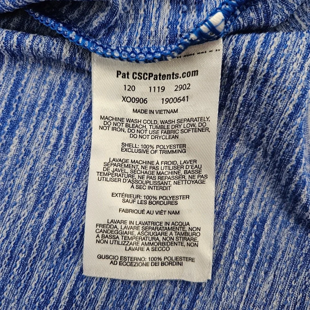 Columbia Omni-Wick T-Shirt Men's L Blue Activewear Long Sleeve Outdoor
